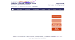 Desktop Screenshot of gyneco-bordeaux.com
